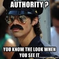 Authority? You know the look when you see it