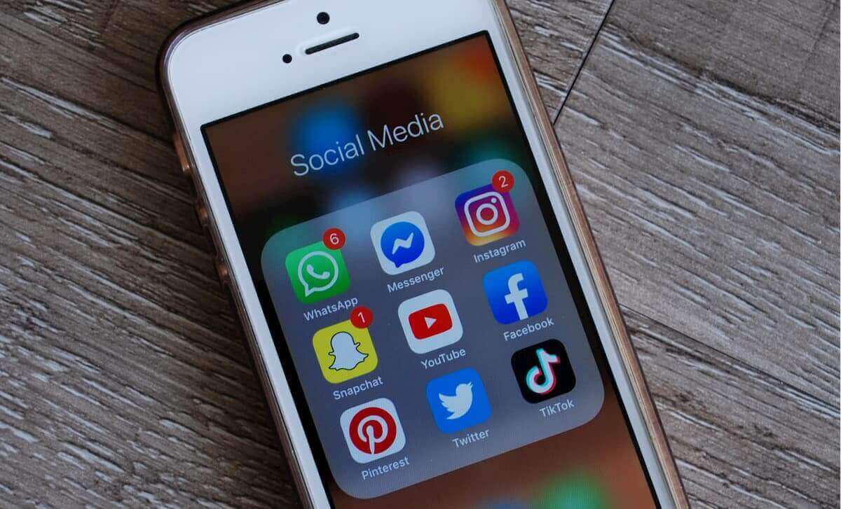 Social Media Apps auf dem Smartphone kategorisiert