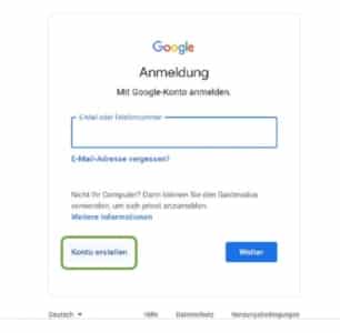 Google Konto erstellen für Anfänger