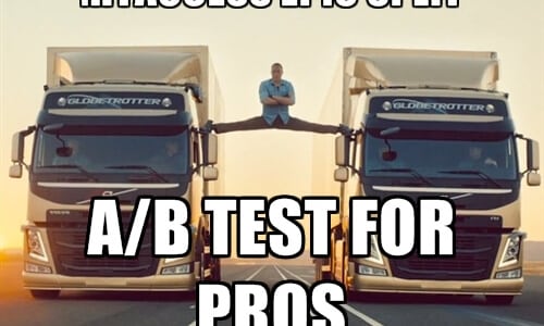 A/B Test for pros