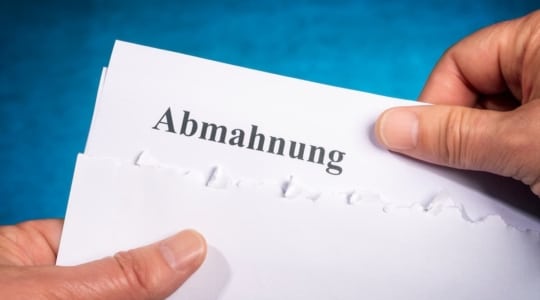 Website Abmahnung