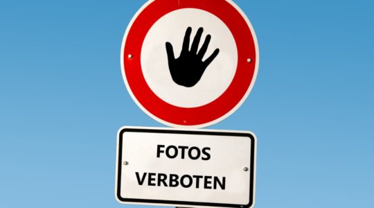 Fotos verboten